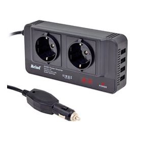 Powermaster PM-19827 200 Watt 12 Volt 4 USB Power Inverter