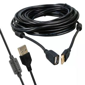 Powermaster PM-19955 USB 2.0 Siyah Chipset 10 mt USB Uzatma Kablosu