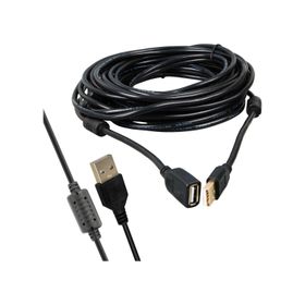 Powermaster PM-19955 USB 2.0 Siyah Chipset 10 mt USB Uzatma Kablosu