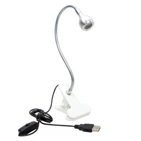 Powermaster PM-20042 COB LED Akrobat Mandallı USB 6500K Beyaz Masa Lambası