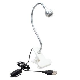 Powermaster PM-20042 COB LED Akrobat Mandallı USB 6500K Beyaz Masa Lambası