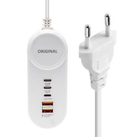 Powermaster PM-20659 25W 2 Type-C + 2 USB Şarj Adaptörü