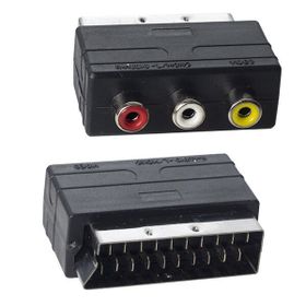 Powermaster PM-2067 Scart Erkek RCA Dişi Ara Mini Adaptör
