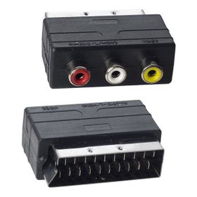 Powermaster PM-2067 Scart Erkek RCA Dişi Ara Mini Adaptör