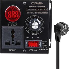 Powermaster PM-21013 10-100V AC 4000W 15A Voltaj Regülatör