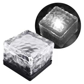 Powermaster Pm-21645 Solar Ledlı Beyaz Tugla Gorunumlu Bahce Dekorasyon Aydınlatma