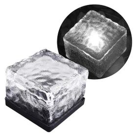 Powermaster Pm-21645 Solar Ledlı Beyaz Tugla Gorunumlu Bahce Dekorasyon Aydınlatma