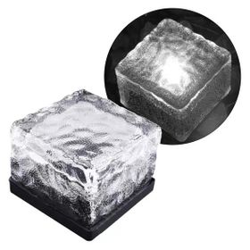Powermaster Pm-21645 Solar Ledlı Beyaz Tugla Gorunumlu Bahce Dekorasyon Aydınlatma