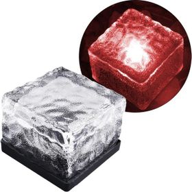 Powermaster Pm-21647 Solar Ledlı Kırmızı Tugla Gorunumlu Bahce Dekorasyon Aydınlatma