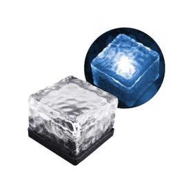 Powermaster Pm-21649 Solar Ledlı Mavı Tugla Gorunumlu Bahce Dekorasyon Aydınlatma