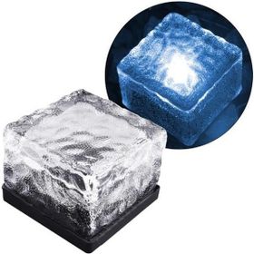 Powermaster Pm-21649 Solar Ledlı Mavı Tugla Gorunumlu Bahce Dekorasyon Aydınlatma