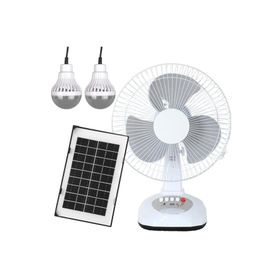 Powermaster PM-22009 3 Kademeli Şarjlı Solarlı Fan Vantilatör