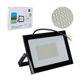 Powermaster PM-22572 100W 220V 6500K IP66 Siyah Slim Kasa Beyaz Led Projektör