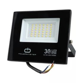 Powermaster PM-22585 30W 220V 6500K Siyah Slim Kasa Led Projektör