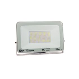 Powermaster PM-22587 100 Watt 220 Volt 6500 K IP65 150 Işık Açısı Beyaz Slim Kasa Led Projektör