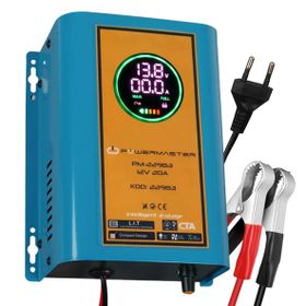 Powermaster Pm-22983 12 Volt 20 Amper Dijital Ekranlı Akıllı Akü Şarj Cihazı