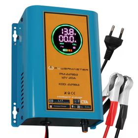 Powermaster Pm-22983 12 Volt 20 Amper Dijital Ekranlı Akıllı Akü Şarj Cihazı