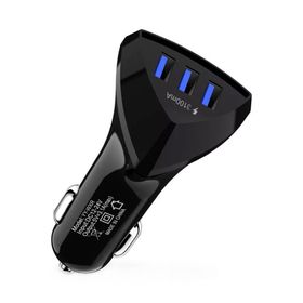 Powermaster PM-2417 4.2 Amper 3xUsb Çakmaklık Hızlı Araç Şarj Cihazı