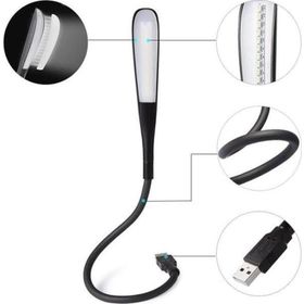 Powermaster PM-24561 14 Ledli Siyah Esnek USB Led Lamba