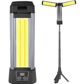 Powermaster PM-24565 25 Watt Usb - Type-C Girişli P50 Ve Cob Ledli 2 Kanatlı Kollu Çalışma Lambası