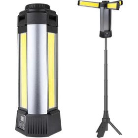Powermaster Pm-24566 35 Watt Usb - Type-C Girişli P50 Ve Cob Ledli 3 Kanatlı Kollu Çalışma Lambası