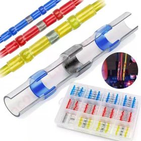 Powermaster PM-24703 Dahili Lehimli Mühür Makaron 300 Adet 4 Boy Isıyla Daralan Kablo Koruması