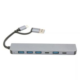 Powermaster PM-25078 7in1 Type-C Hub Type-C USB HDMI Çevirici Dönüştürücü Aparat