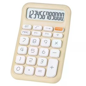 Powermaster Pm-25409 Krem Renk 12 Haneli Lcd Ekranlı Masaüstü Hesap Makinesi