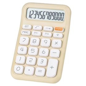 Powermaster Pm-25409 Krem Renk 12 Haneli Lcd Ekranlı Masaüstü Hesap Makinesi