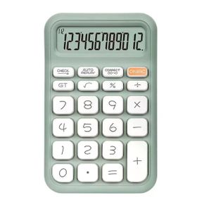 Powermaster PM-25410 Yeşil 150x90 mm Beyaz Tuş 12 Haneli Hesap Makinesi