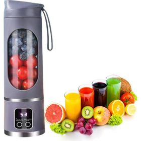 Powermaster PM-25965 Taşınabilir Dijital Ekranlı Meyve Sıkacağı Şarjlı Blender