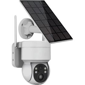 Powermaster PM-26196 4 MP 1080P Icsee Solar Güneş Panelli Dış Mekan WIFI IP Kamera