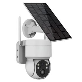 Powermaster PM-26196 4 MP 1080P Icsee Solar Güneş Panelli Dış Mekan WIFI IP Kamera