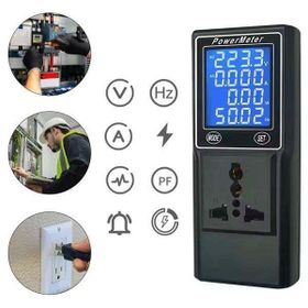 Powermaster PM-26400 Dijital Ekranlı Volt Amper Watt Hz Güç Ölçer