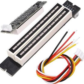 Powermaster PM-26793 Turuncu Kırmızı DC 12V Amplifikatör 12 BIT Led Müzik Seviyesi Gösterge Modülü