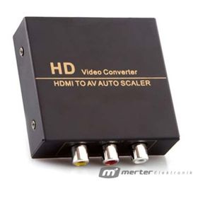 Powermaster PM-33523 Metal Kasa HDMI To Rca Av Çevirici Adaptör