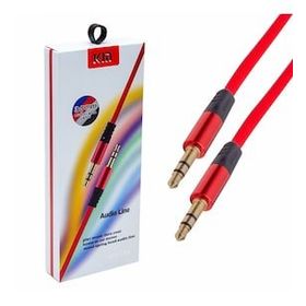 Powermaster PM-3777 3.5 mm Erkek Erkek Kırmızı Stereo Aux Kablo