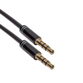 Powermaster Pm-3839 3.5 mm Erkek/Erkek 4 Boğumlu Stereo Aux Kablo