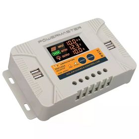 Powermaster Pm-40A 12V-24V 40 Amper 4 Usb Çıkışlı Dijital Ekranlı Solar Şarj Regülatörü
