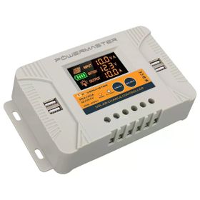 Powermaster Pm-40A 12V-24V 40 Amper 4 Usb Çıkışlı Dijital Ekranlı Solar Şarj Regülatörü