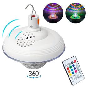 Powermaster Pm-4193 Bluetooth Destekli Animasyonlu 8 W Kumandalı Şarjlı Ufo Tip Disko Topu