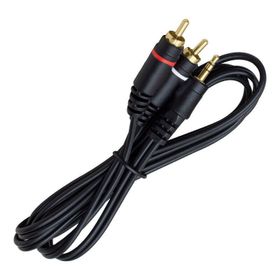 Powermaster PM-4283 2 RCA Erkek + 3.5 mm Stereo Erkek Gold 1.5 mt Kablo