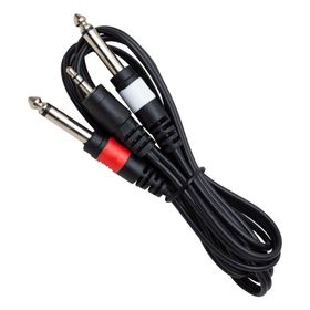 Powermaster PM-4284 3.5 mm Stereo Erkek/2x6.3 mm Mono Erkek 1.5 mt Kablo