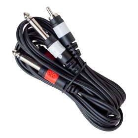 Powermaster PM-4285 3 m 2 Rca 2 Mono Gitar Jack Kablo