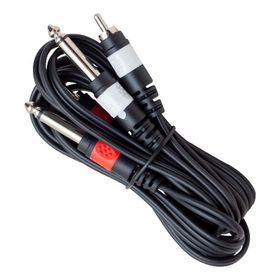 Powermaster PM-4285 3 m 2 Rca 2 Mono Gitar Jack Kablo