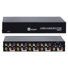 Powermaster PM-4832 8 Port Video Audio Splitter