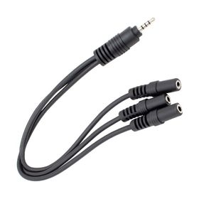 Powermaster PM-4871 3 Port 3.5 mm Splitter Kulaklık Mikrofon Çoklayıcı Çevirici Dönüştürücü Adaptör