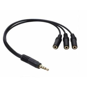 Powermaster PM-4871 3 Port 3.5 mm Splitter Kulaklık Mikrofon Çoklayıcı Çevirici Dönüştürücü Adaptör