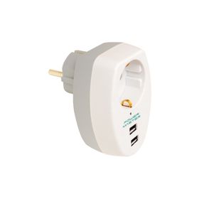 Powermaster PM-4911 10 A 2500 W 2xUSB Girişli Tekli Termal Priz
