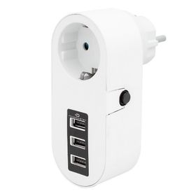 Powermaster PM-4913 10 A 2500 W 3xUSB Tekli Termal Akım Korumalı Priz